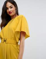 Thumbnail for your product : ASOS Tea Jumpsuit with Elasticated Belt