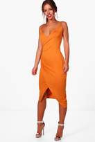 Thumbnail for your product : boohoo Petite Wrap Midi Dress