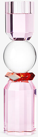 Reflections Copenhagen Rose Memphis Crystal-Glass Tealight Holder