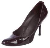 Thumbnail for your product : Gucci Patent Leather Round-Toe Pumps Patent Leather Round-Toe Pumps