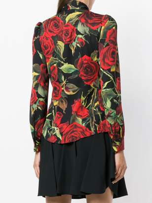 Dolce & Gabbana rose print shirt