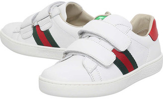 Gucci New Ace VL leather trainers 4-8 years - ShopStyle Boys' Shoes