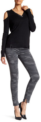 Democracy Camo Pull On Topstitched Jegging