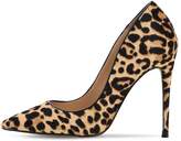 Thumbnail for your product : Steve Madden 105mm Leopard Printed Ponyskin Pumps