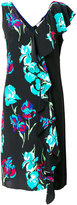 Diane Von Furstenberg - floral print fringed dress