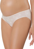 Thumbnail for your product : A Pea in the Pod Cotton Collection Dot Print Maternity Bikini Panties (Single)