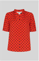 Thumbnail for your product : Whistles Molly Spot Print Top