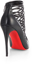 Thumbnail for your product : Christian Louboutin Gortik Multi-Strap Leather Ankle Boots