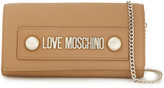 Thumbnail for your product : Love Moschino Logo-embellished Faux Leather Wallet