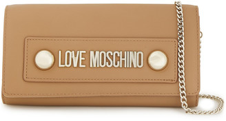 Love Moschino Logo-embellished Faux Leather Wallet