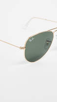 Thumbnail for your product : Ray-Ban Shrunken Aviator Sunglasses