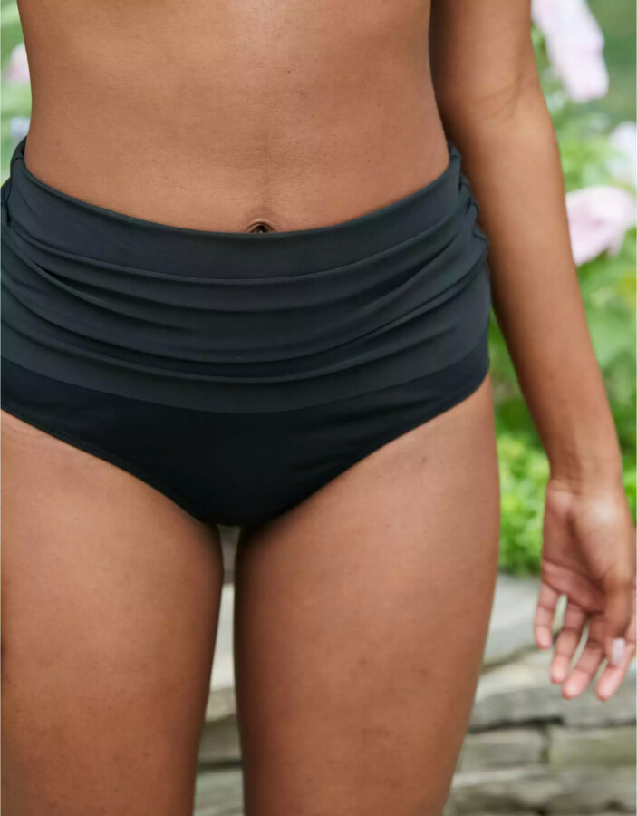 aerie High Waisted Foldover Bikini Bottom - ShopStyle Two Piece Swimsuits