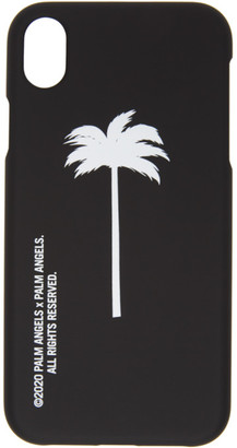 Palm Angels Black and White Palm Tree iPhone XR Case