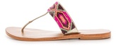 Thumbnail for your product : Yumi Star Kelli Beaded Thong Sandals