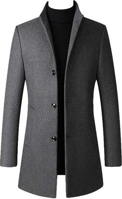 Mens Amazon Wool Coats | Shop the world's largest collection of fashion |  ShopStyle UK