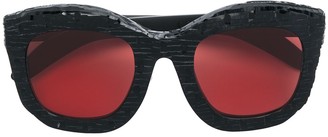Kuboraum Square Tinted Sunglasses