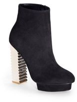 Thumbnail for your product : Aperlaï Kate Suede Platform Ankle Boots