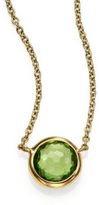 Thumbnail for your product : Ippolita Lollipop Peridot & 18K Yellow Gold Mini Pendant Necklace