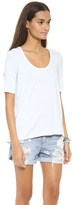 Thumbnail for your product : Three Dots Relaxed High Low Tee