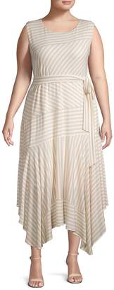 Calvin Klein Striped Dress - ShopStyle