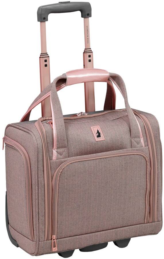 london fog luggage rose gold