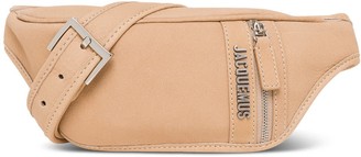 Jacquemus La Banane Belt Bag In Biege Leather