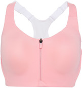 Thumbnail for your product : adidas Cutout Two-tone Mesh And Stretch Sports Bra