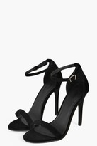 Thumbnail for your product : boohoo Suedette Skinny Barely There Heels