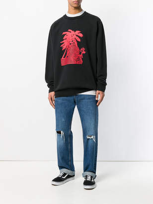 Palm Angels palm island sweatshirt