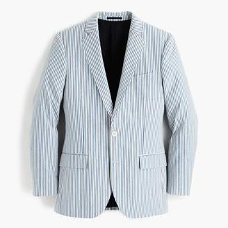 J.Crew Ludlow wide-lapel suit jacket in Japanese seersucker