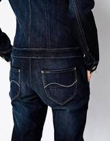 Thumbnail for your product : Lee Dark Aged Denim Overalls