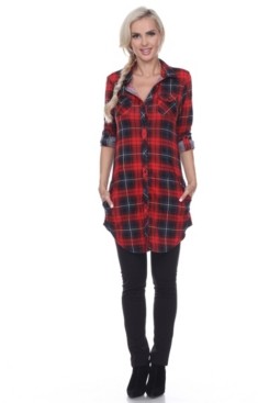 Red Plaid Tunic | Shop the world's 