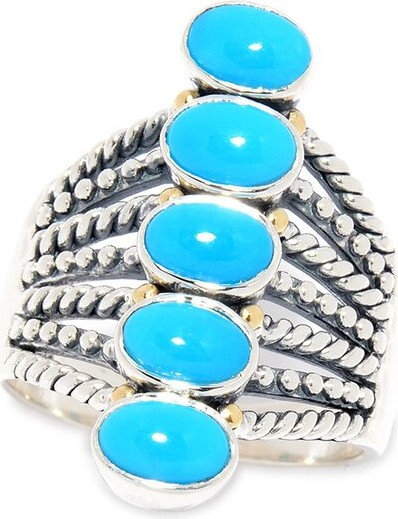 Samuel B. Silver 1.25 Ct. Tw. Sleeping Beauty Ring