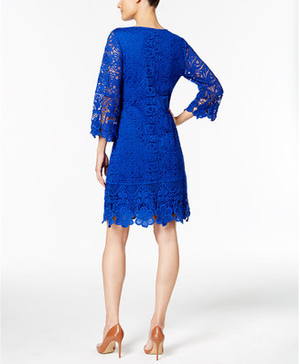 Alfani Petite Crochet Shift Dress, Created for Macy's