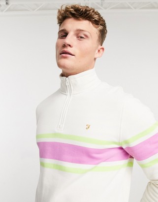 farah quarter zip sweatshirt