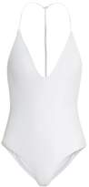 Thumbnail for your product : JADE SWIM Micro Halterneck Swimsuit - Womens - White