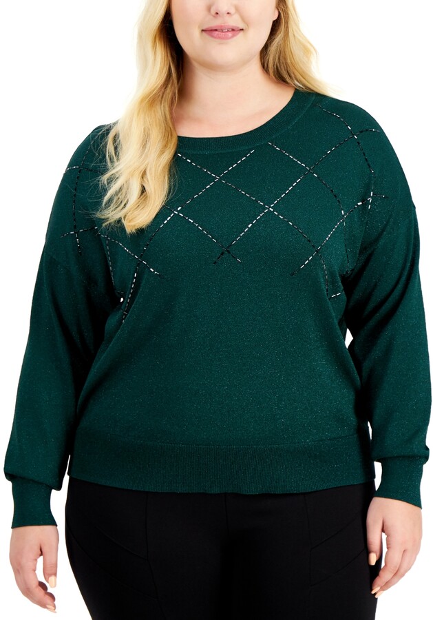 alfani plus size sweaters