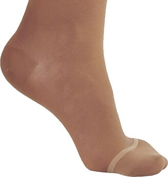 Ames Walker AW Style 18 Women's Wide Sheer Support 20-30 mmHg Compression Knee Highs Lt Nude X Large Wide
