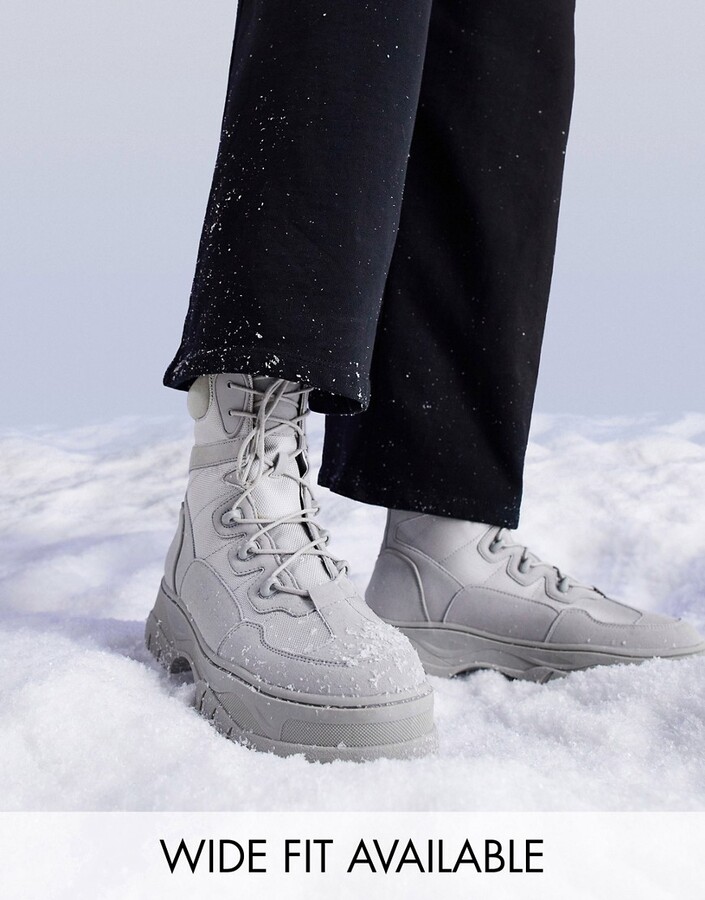 wide fit snow boots mens