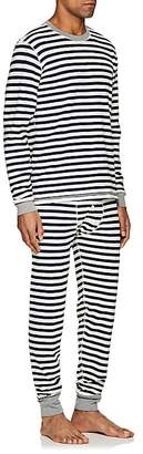 Sleepy Jones Men's Keith Striped Cotton Pajama Pants