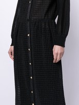 Thumbnail for your product : LANVIN Pre-Owned Semi-Sheer Shirt Dress