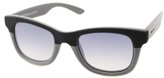 Thumbnail for your product : Italia Independent 0090V2 I-V 009 071 Black Grey Velvet Plastic Sunglasses Grey Gradient Lens