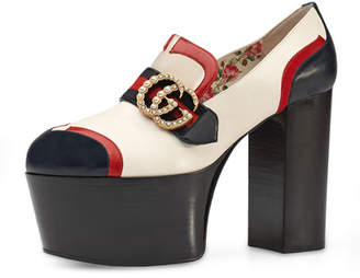 Gucci Brenda Colorblock Platform Loafer, Multi