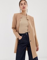 Thumbnail for your product : ASOS DESIGN coat with notch lapel