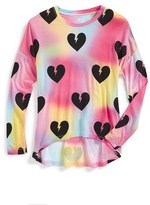 Thumbnail for your product : Flowers by Zoe Bolt Heart High/Low Top (Big Girls)