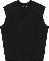 Rag & Bone Harvey Sweater Vest in Black - ShopStyle