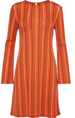 Simon Miller Capo Striped Cotton-blend Mini Dress