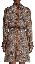 Thumbnail for your product : Equipment Harmone Leopard Print Shirtdress