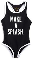 Thumbnail for your product : Kate Spade Girls' Make a Splash One Piece Swimsuit - Little Kid