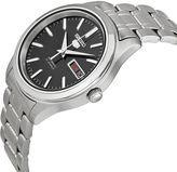 Thumbnail for your product : Seiko Black Dial Stainless Steel Mens Watch SNKM47